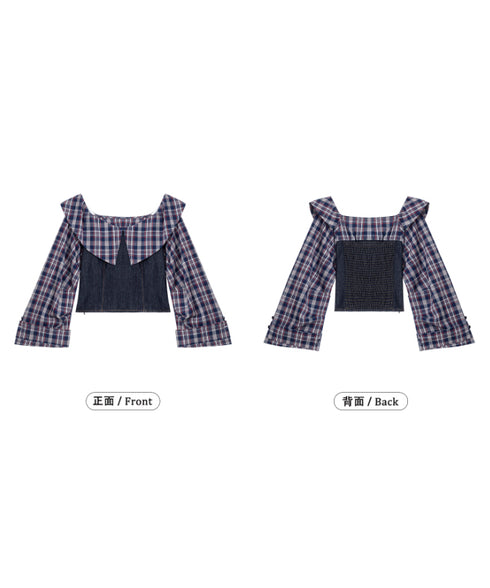Plaid Denim Layered Series